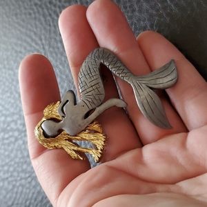 VTG UltraCraft Mermaid brooch